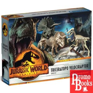 VELOCIRAPTOR Y TRICERATOPS JURASSIC WORLD