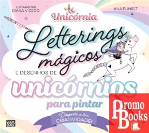 LETTERINGS MÁGICOS E DESENHOS DE UNICÓRNIOS PARA PINTAR
