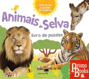 ANIMAIS DA SELVA - LIVRO DE PUZZLES